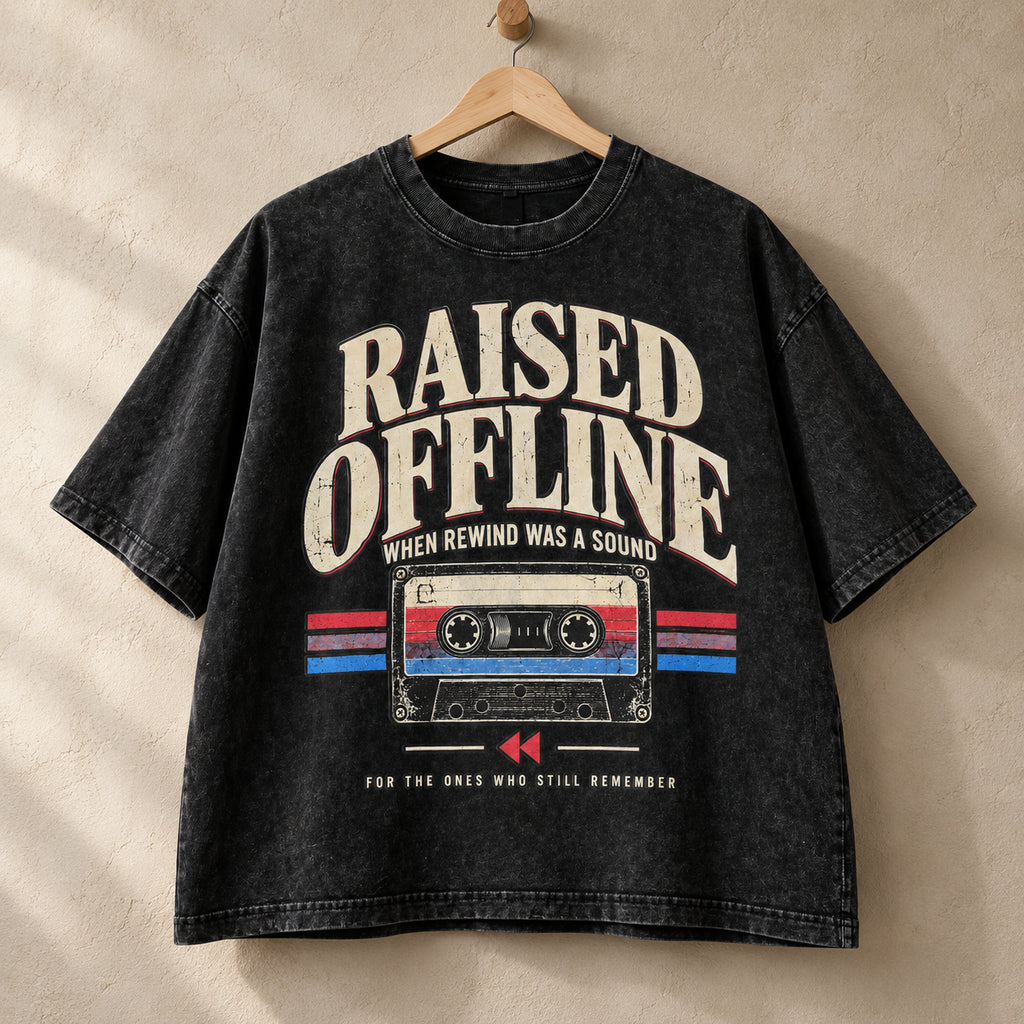 Mineral Wash Boxy Cotton T-Shirt
