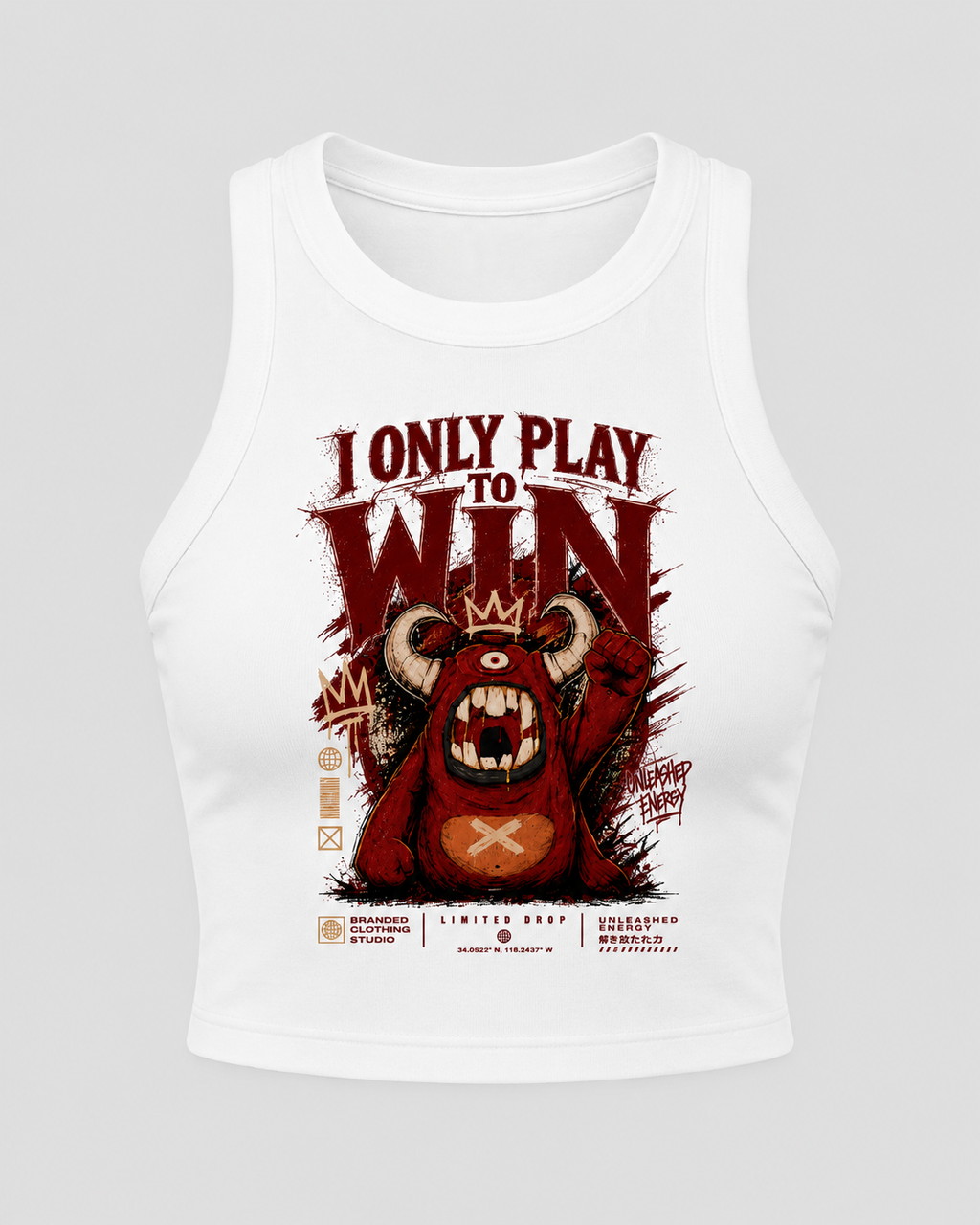 Womans Top "Play to Win"