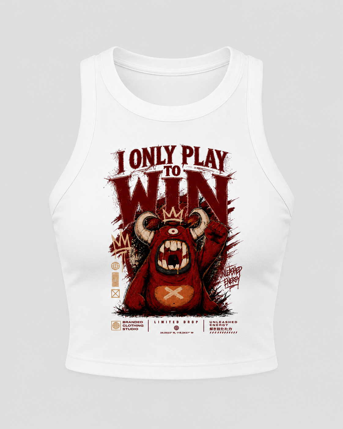 Womans Top "Play to Win"