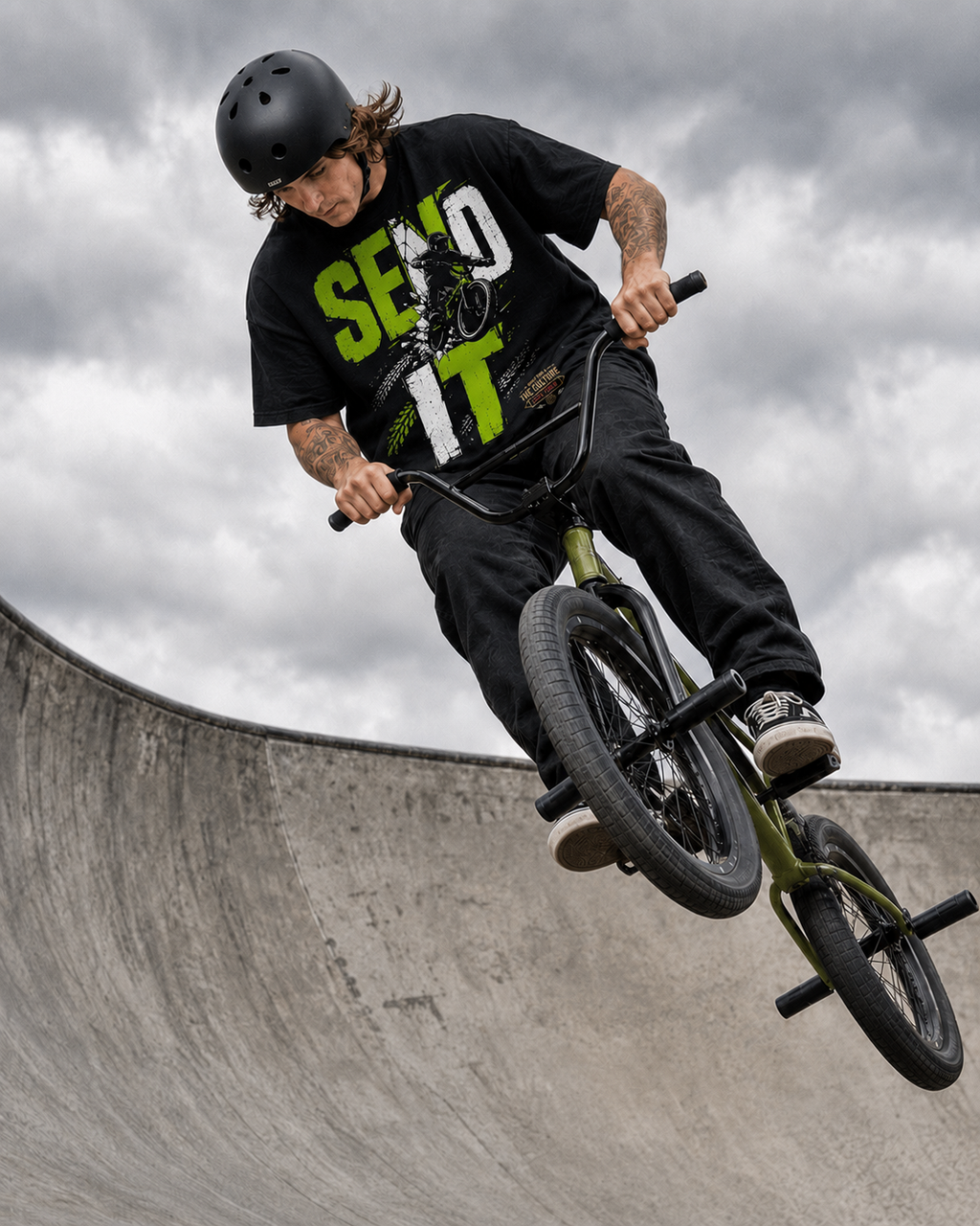Oversized BMX Tee "SEND IT"