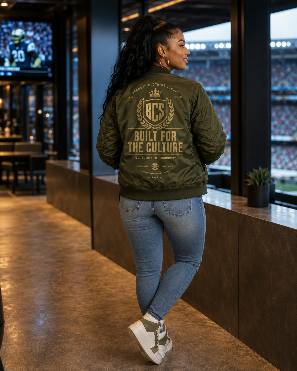 BCS Bomber Jacket Gold